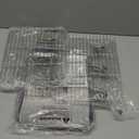 Baking Sheet with Wire Rack Set [2 Quarter Sheet Pans + 2 Wire Racks ], CEKEE Stainless Steel Cookie Sheets for Baking with Baking Rack, Non Toxic & Heavy Duty & Easy Clean, Size 12 x 10 x 1 Inch