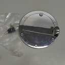 RT-TCZ Fuel Filler Door Locking Gas Tank Cap Cover Accessories for Ford F150 2015-2020 (Chrome)