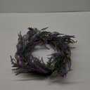 Fuxdre Purple Lavender Wreaths for Front Door, 20 Inch Artificial Lavender Wreath for All Season Fall and Winter, Front Door Fall Wreath Decor for Outdoor Home Party Wedding Wall Window Porch