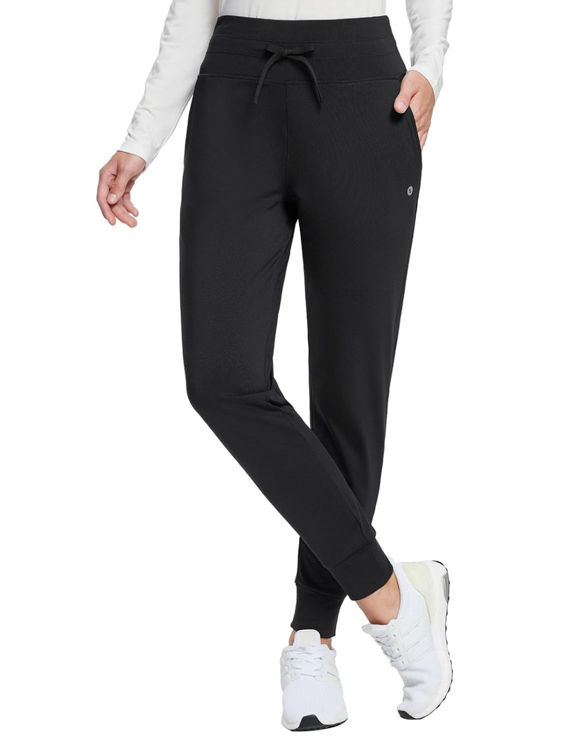 baleaf Women's Fleece Lined Pants Water-Resistant Sweatpants Winter Thermal Ski Hiking Running JoggersSize M