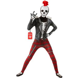 Morphsuits Kids Skeleton Bodysuit - Punk Skeleton Costume for Boys (Large)