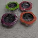 Kitchen Sink Strainer, 4PCS Silicone Sink Strainers, Large Wide Rim 4.5" Diameter Sink Drain Strainer for Kitchen Sink - Multicolor