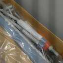 DMI Drop Arm Portable Toilet Commode, Extra-Wide Seat, 500 Pound Weight Capacity, Bucket with Lid Included, Adjustable Legs, Elderly Assistance Products, Grey