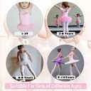 Zando 6 Pairs Toddler Ballet Tights for Girls 1-14 Y - Ultra Soft Velvet Girls Dance Tights for Daily Dance School Christmas