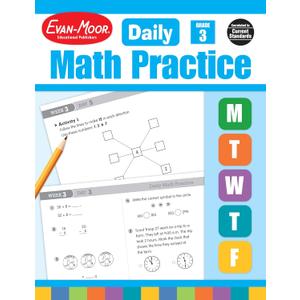Evan-Moor Daily Math Practice, Grade 3 (Daily Math Practice Books)