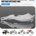JFG RACING Dirt Bike Handguards,7/8" and 1 1/8" Handlebar Dirtbike Hand Guards Accessories Universal for CRF XR YZF XC KX 125 150 250 300 Motorcycle ATV Pit Bike Ebike Motocross Enduro MX-White