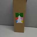 WONDROUS' DECO Wooden Christmas Tree Figurine, Tabletop Silver Tree Figurine, Set of 2 Desk Centerpieces for Christmas Decor