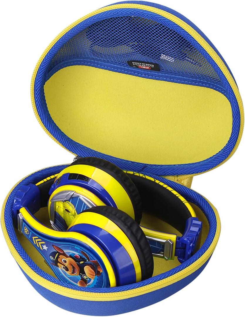 FBLFOBELI Hard Case Compatible with JLab Studio Wireless On-Ear Headphones/eKids Spiderman Wireless Bluetooth Headphones (Blue+Yellow)