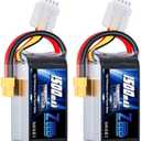 Zeee 4S Lipo Battery 1500mAh 14.8V 120C Graphene Battery with XT60 Plug for FPV Drone Quadcopter Helicopter Airplane RC Boat RC Car RC Models(2 Pack)