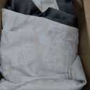 Beauoop Beige Floral Jacquard Blackout Curtains 63 Inches Long 2 Panels for Bedroom Living Room Taupe Flower Chenille Room Darkening Thermal Insulated Soundproof Grommet Window Treatments Drapes 52x63