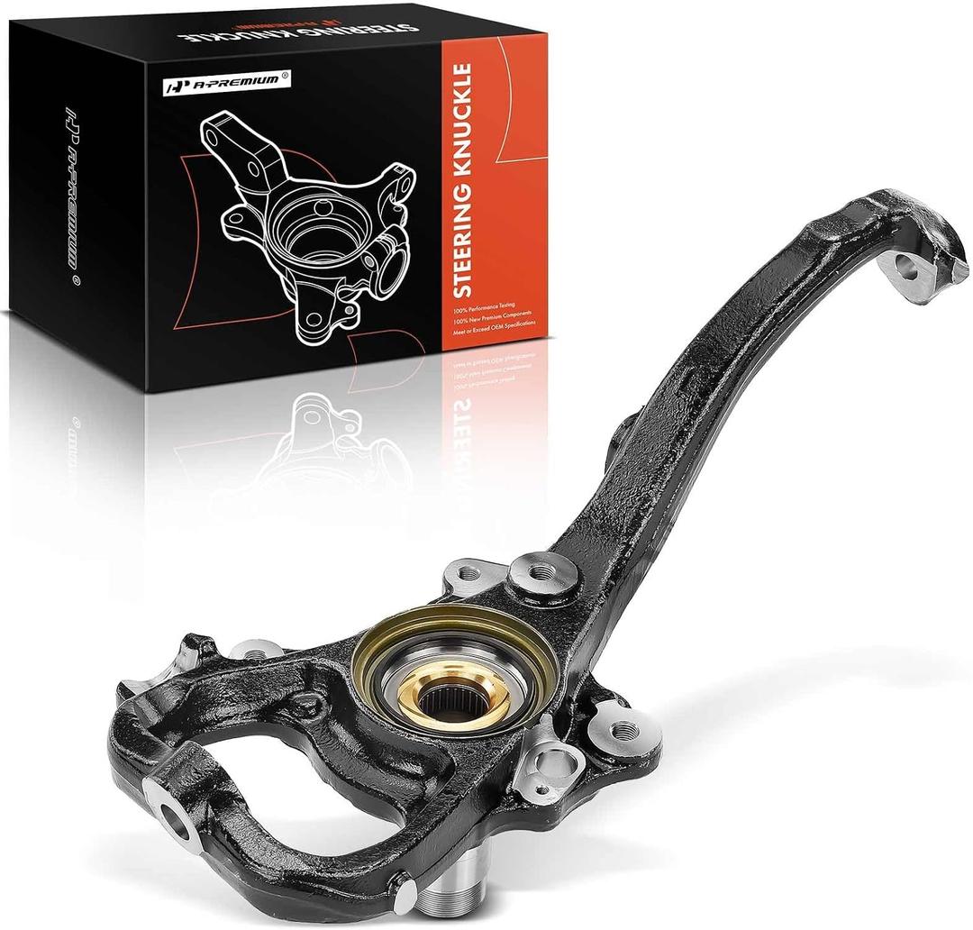 A-Premium Front Left Suspension Steering Knuckle Compatible with Toyota Land Cruiser 1998-2007, Lexus LX470 1998-2007, Petrol, Sport Utility, Driver Side