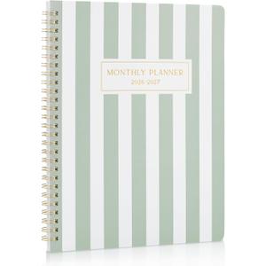 Beautiful 2026-2027 Monthly Planner - To Do List Notebook That Easily Organizes Your Tasks to Boost Productivity - Runs From January 2026 Until December 2027 (Sage)
