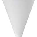 Solo 4 oz White Paper Cone Cups (Case of 5000)