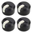 AJinTeby Gas Griddle Grill Knobs Replacement for Blackstone 1666 1517 1554 1825 1836 Gas Griddle Knobs Walmart Knobs, 4 Bunrer Control Knob for Blackstone 17" 22" 28" 36" Griddle Accessories, 4 Pack