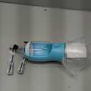 Dog Water Bottle with Food Container, Travel Puppy Water Bowl, Portable Pet Dispenser, Dog Gift Stuff Accessories Items, Puppy Essentials Necessities for Yorkie Cat Walking and Hiking (10oz, #01 Blue)