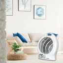 Optimus H-1322 Portable 2-Speed Fan Heater with Thermostat , White
