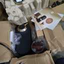 Nespresso Festive Vertuo Pop+ Coffee and Espresso Maker by Breville, Matte Black Gold