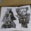 Dragon Statue Decorative Bookends for Shelves, Antique Gold Dragon Statue Home Office Decoration, Fantasy Dragon Figurine Enthusiasts Gifts