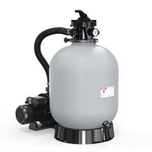 VINGLI (24H Timer) 19 in Sand Filter Pump with 24-Hour Timer, 3962 GPH 1 HP Heavy Duty Pool Filter Pump with 7-Way Valve for Above Ground & Inground Pools Up to 18000 Gallons