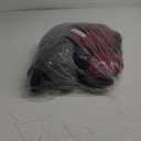 Geyoga 2 Pcs Halloween Horror Grim Reaper Costume Scary Cloak Medieval Renaissance Gothic Wizard Robe Men Women Hooded Cape (Large, Black, Red)