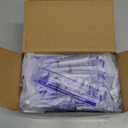 100 Pack 3ml 23Ga Plastic Syringe with Measurement for Scientific Labs, Industrial Dispensing Animal and Pet Supplies, Disposable Individually Wrapped (100, 3ml-23Ga)