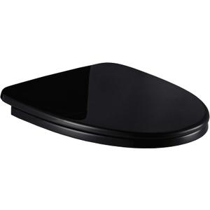 Woodbridge Toilet Seat with Cover, BLACK, Slow-Close, Quick-Release for Easy Cleaning.Seat-05