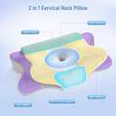 Cervical Pillow for Neck Pain Relief,Contour Memory Foam Pillow with Breathable and Cooling Pillowcase, Neck Support Pillow for Side, Back and Stomach Sleeper