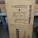 Crescent SITERUNNER, 3 Shelf Heavy Duty Folding Jobsite Cart - 300-lb Capacity, F3SCBL
