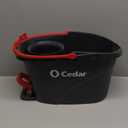O-Cedar EasyWring Microfiber Spin Mop, Bucket Floor Cleaning System, Red, Gray, Standard
