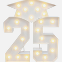 Graduation Decorations 2025, 3 LED Marquee Letter Signs 2 5 Graduations Hat,2...