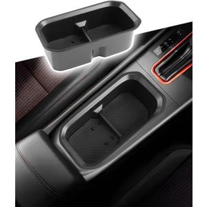 CDEFG for 2025 2026 Nissan Kicks Center Console Cup Holder Organizer Insert TPE Accessories