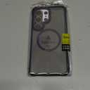 DEERLAMN Strong Magnetic Case for Samsung Galaxy S26 Ultra 6.9-Inch,[Compatible with Magsafe][Military Grade Drop Protection] Translucent Matte Shockproof Protective Phone Cover, Frosted Purple