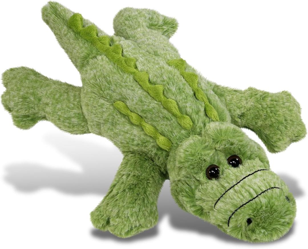 Puzzled Super Soft Small Alligator Plush, 11.5"