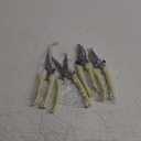 4PACK Pruning Shears, Stainless Steel Garden Shears, Sharp Handhled Gardening Scissors, Bypass & Straight Blade Garden Clippers for Plants, Flowers, Fruits Trees, Gardening Gifts for Women & Men