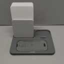 Wireless Charging Station, iPhone 3 in 1 Fast 15W Wireless Charger with Alarm Clock and Night Light, Charging Dock for iPhone 12/13/14/15/16/17 Pro/Pro Max, Samsung, AirPods (Gray)