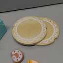 Wooden Tea Party Set for Little Girls, Toddler Pretend Play Food Kitchen Toys, Wooden Tea Set Tray Cake Dessert, Toddler Birthday for Girls Age 25 Years Old