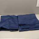 CUCRAF Navy Blue Blackout Curtains 63 Inches, Thermal Insulated Noise Reducing Rod Pocket Dark Blue Window Drapes for Bedroom & Living Room(52x63 Inch, 2 Panels)