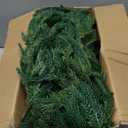 Rowfad 4 Pcs 6 Ft Christmas Norfolk Pine Garlands, Faux Pine Garland, Realistic Green Fake Greenery Garland for Christmas Table, Mantle, Wall, Indoor, Outdoor Holiday Winter Decorations (4, 6 FT)