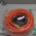 Camco Rhino 25-Ft Clean-Out Camper/RV Black Water Hose - Features a Heavy-Duty PVC Design & Bright Orange Color - Clean-Out Camper Black Water, Grey Water or Tote Tanks - 5/8 Inside Diameter (22990) (One Size)