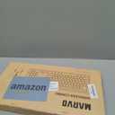 Wireless Keyboard and Mouse Combo, MARVO 2.4G Ergonomic Wireless Computer Keyboard with Phone Tablet Holder, Silent Mouse with 6 Button, Compatible with MacBook, Windows (Black)