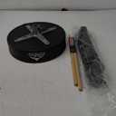 EASTROCK Drum Throne,Padded Drum Seat Drumming Stools with Anti-Slip Feet for Adults and Kids Drummers (Black)