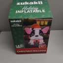 zukakii 5FT Christmas Inflatables Decorations Outdoor Built-in Bright LEDs, Cute Christmas Blow Up Yard Decorations with Xmas Hat Blowup Clearance Decor for Indoor Holiday Party