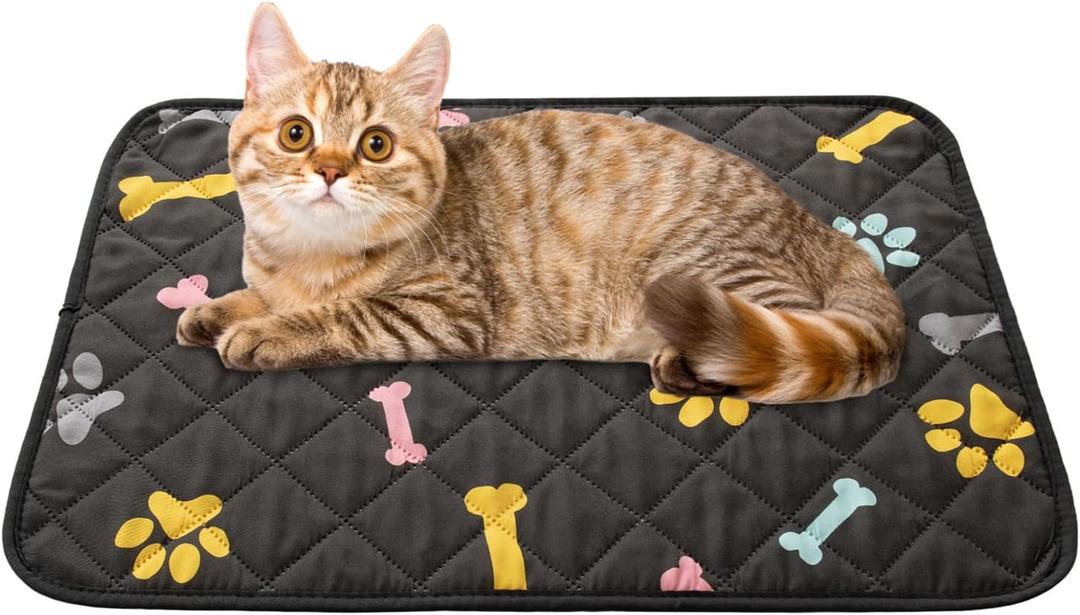 SPXTEX Dog Crate Pads Dog Pee Pads Rugs Washable Dog Pads, Non Slip Puppy Pee Pads for Small Dogs, Waterproof Pet Pad Rug, Dog Whelping Training Pads for Dogs, 1 Piece, 18"x24"