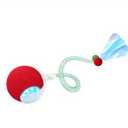 YoPoll Rollraptor Interactive Cat Ball Toy for Indoor Cats, Electric Cat Rolling Moving Ball with Feather Tail, Smart Chase Kitty Cats Toys (Red)