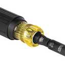 Klein Tools 32500HD KNECT Multi-Bit Screwdriver / Nut Driver, Impact Rated 11-in-1 Tool with Phillips, Slotted, Square and Torx Tips