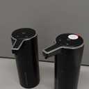 2 Pack Automatic Soap Dispenser: 13.52oz/400ml Wall Touchless Liquid - 4-Level Adjustable Modern Electric Hand Soap Dispenser - Kitchen Bathroom Kids Family Black