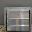 VEVOR 10'' Shutter Exhaust Fan, High-speed 820 CFM, Aluminum Wall Mount Attic Fan with AC-motor, Ventilation and Cooling for Greenhouses, Garages, Sheds, Shops, FCC