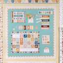 2 x Teacher Created Resources Light Brown Scalloped Border Trim (TCR7129)