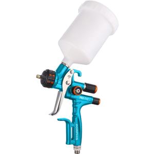 Paint Spray Gun PRD-717 VS Type with Split Nozzle 1.3mm Automotive Refinishing Spray Gun, Blue