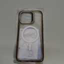 Nvollnoe for iPhone 16 Pro Case Compatible with MagSafe Military Grade Shockproof Heavy Duty Protective Adjustable Kickstand Matte Semi Clear Phone Cover for iPhone 16 Pro(Clear)